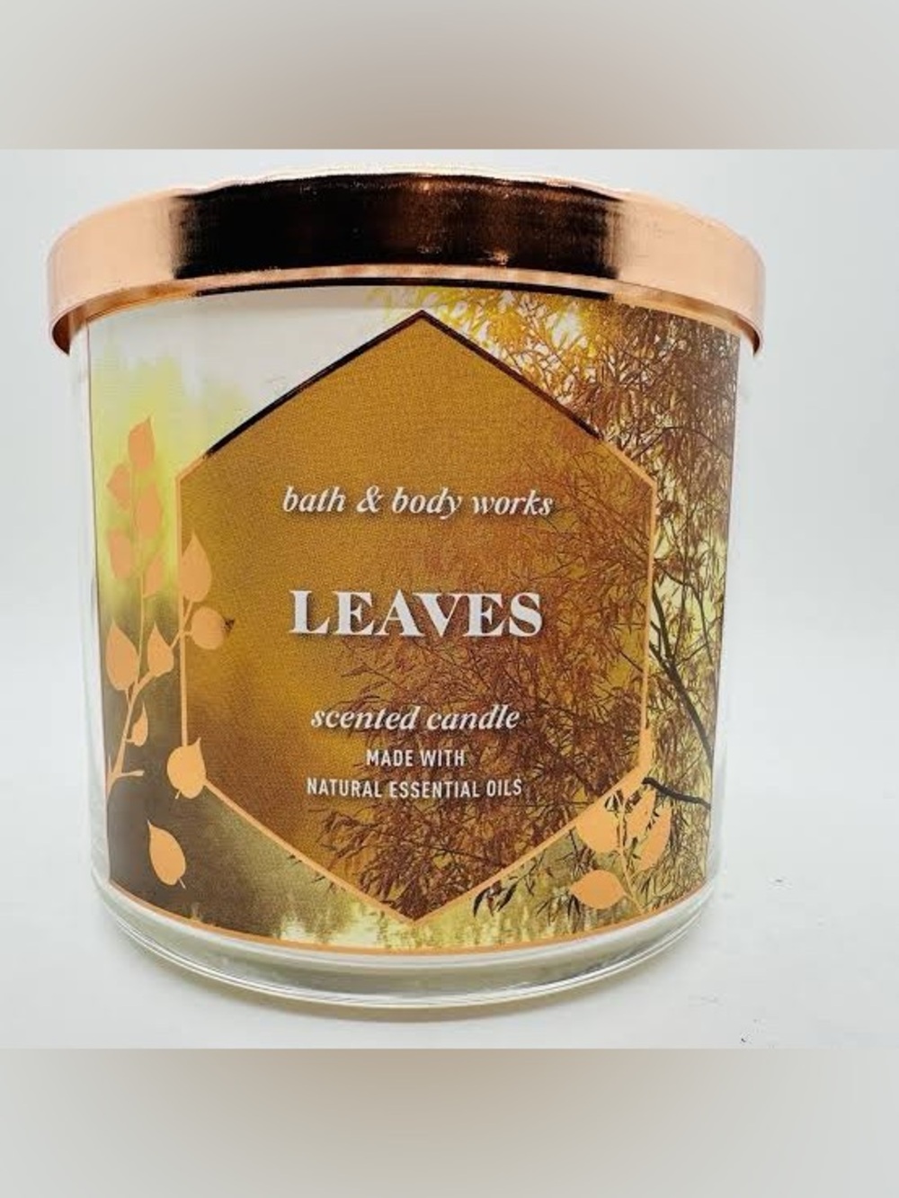 Bath & Body Works Leaves Scented Candle